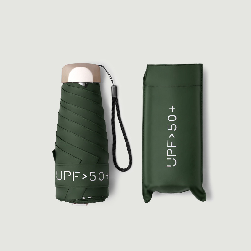 Women's Five-Fold Umbrella, Rain Or Shine, Automatic Umbrella - Image 8