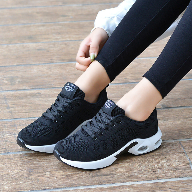 Flying Woven Mesh Shoes Women's Shoes Sports Casual Shoes Fashion Breathable - Image 3