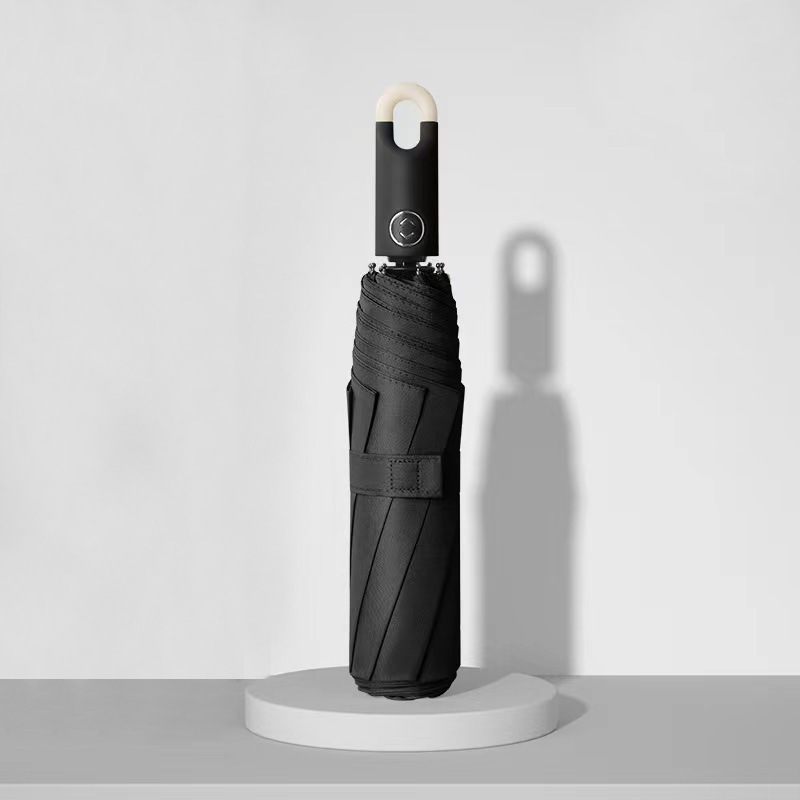 Donut Hook Tri-fold Automatic Lock Umbrella - Image 7
