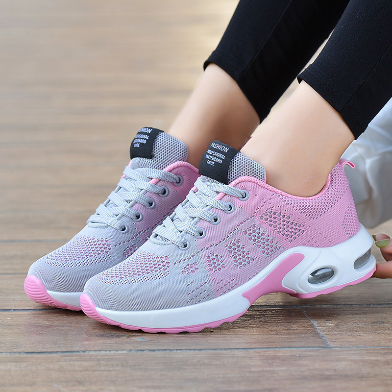 Flying Woven Mesh Shoes Women's Shoes Sports Casual Shoes Fashion Breathable - Image 4