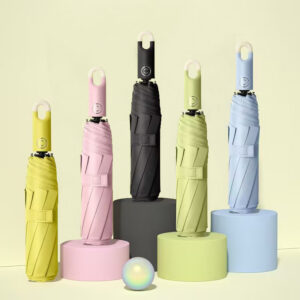 Donut Hook Tri-fold Automatic Lock Umbrella